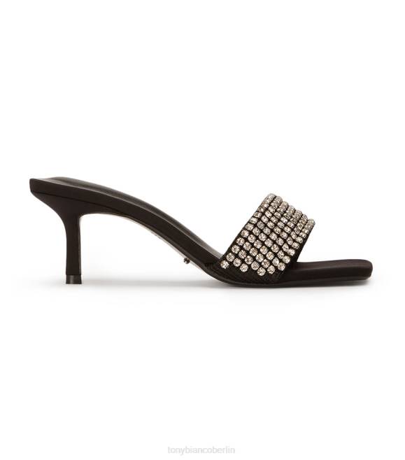 Stöckelschuhe| de Tony Bianco Frauen Amos Heels Kristall/schwarzes Wildleder 462454